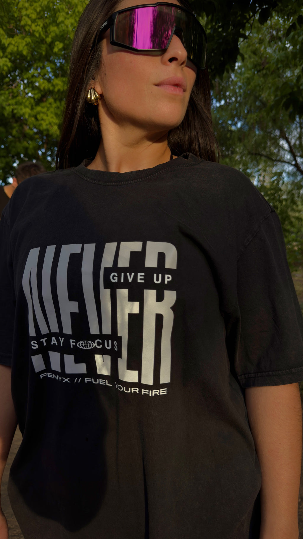 Polera Never Give Up
